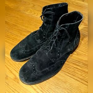 Bed Stu Black Suede Men's Boots